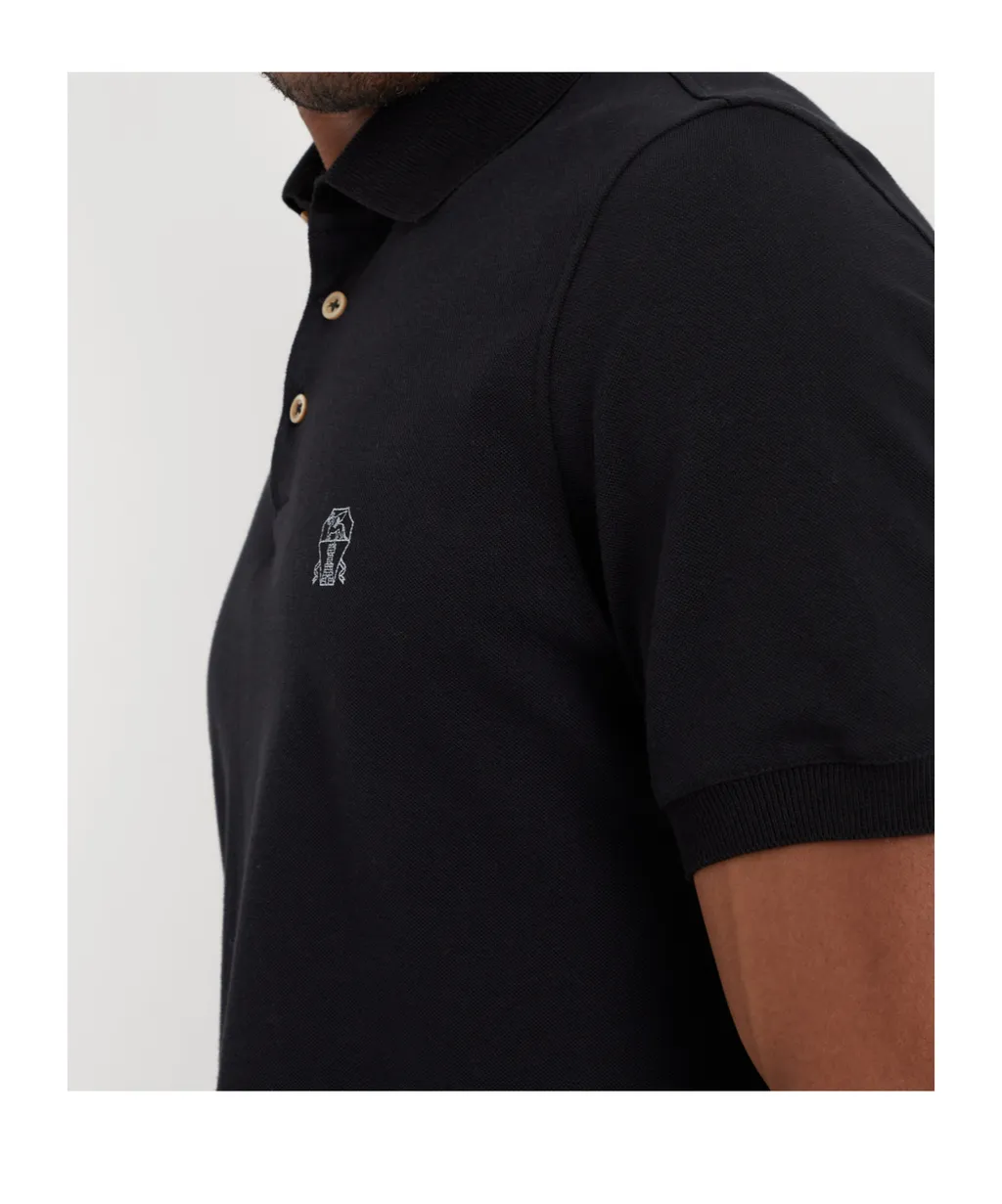 Logo Embroidered Polo Shirt