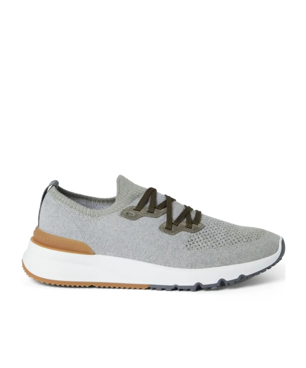 Knitted Low-Top Sneakers