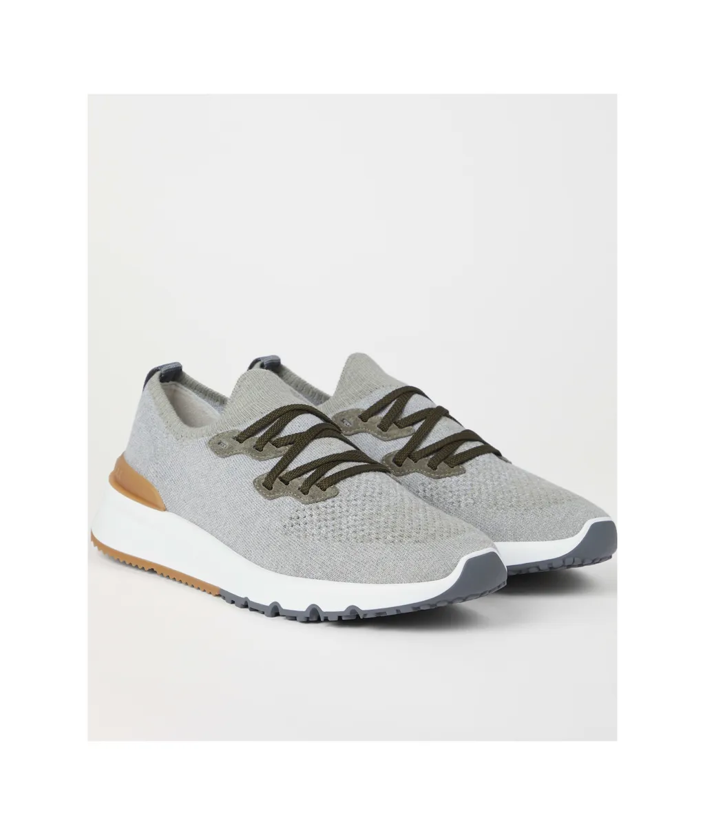 Knitted Low-Top Sneakers