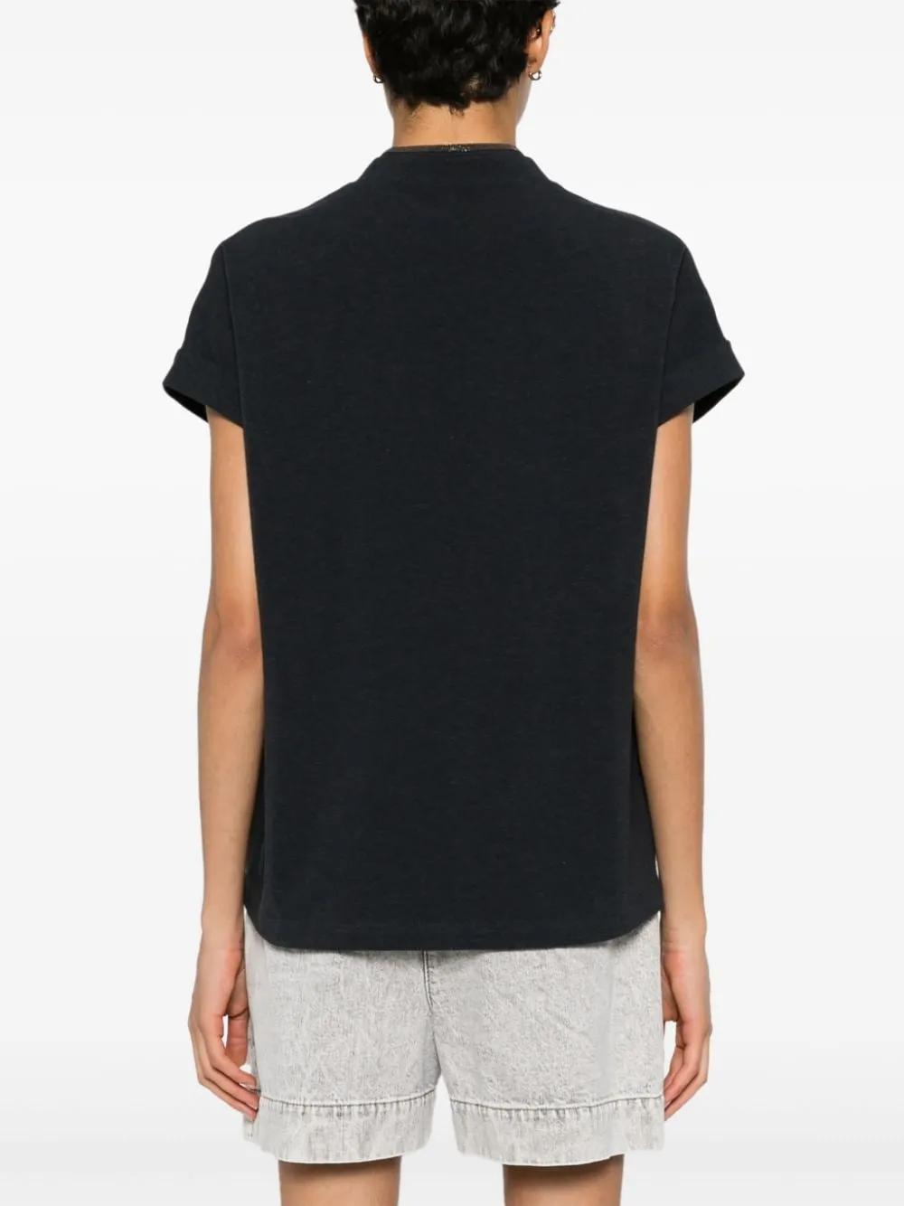 Monili-Chain Cotton T-Shirt