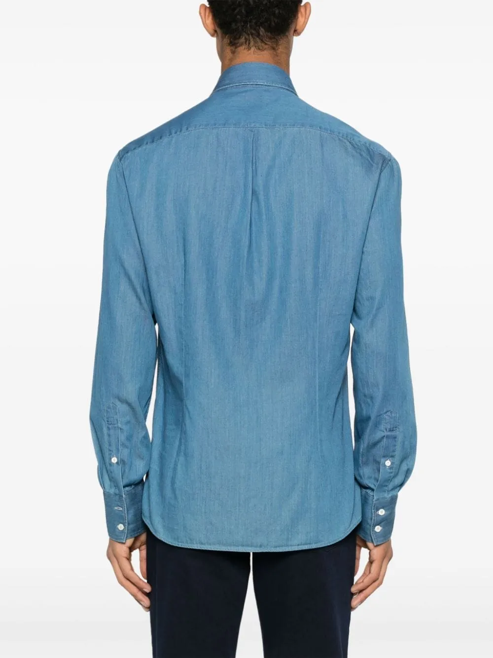 Buttoned Long-Sleeved Shirt