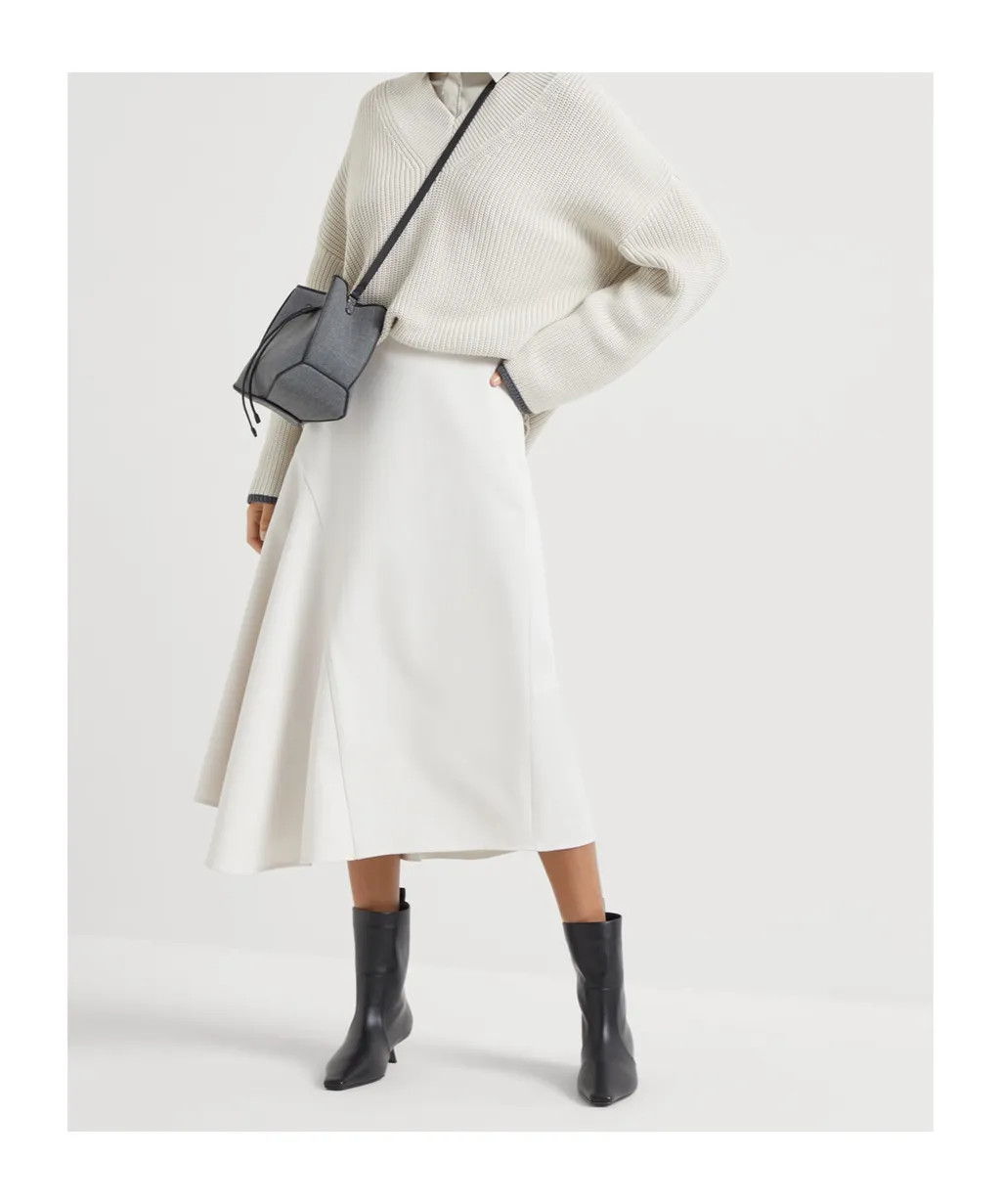 Asymmetric Midi Skirt