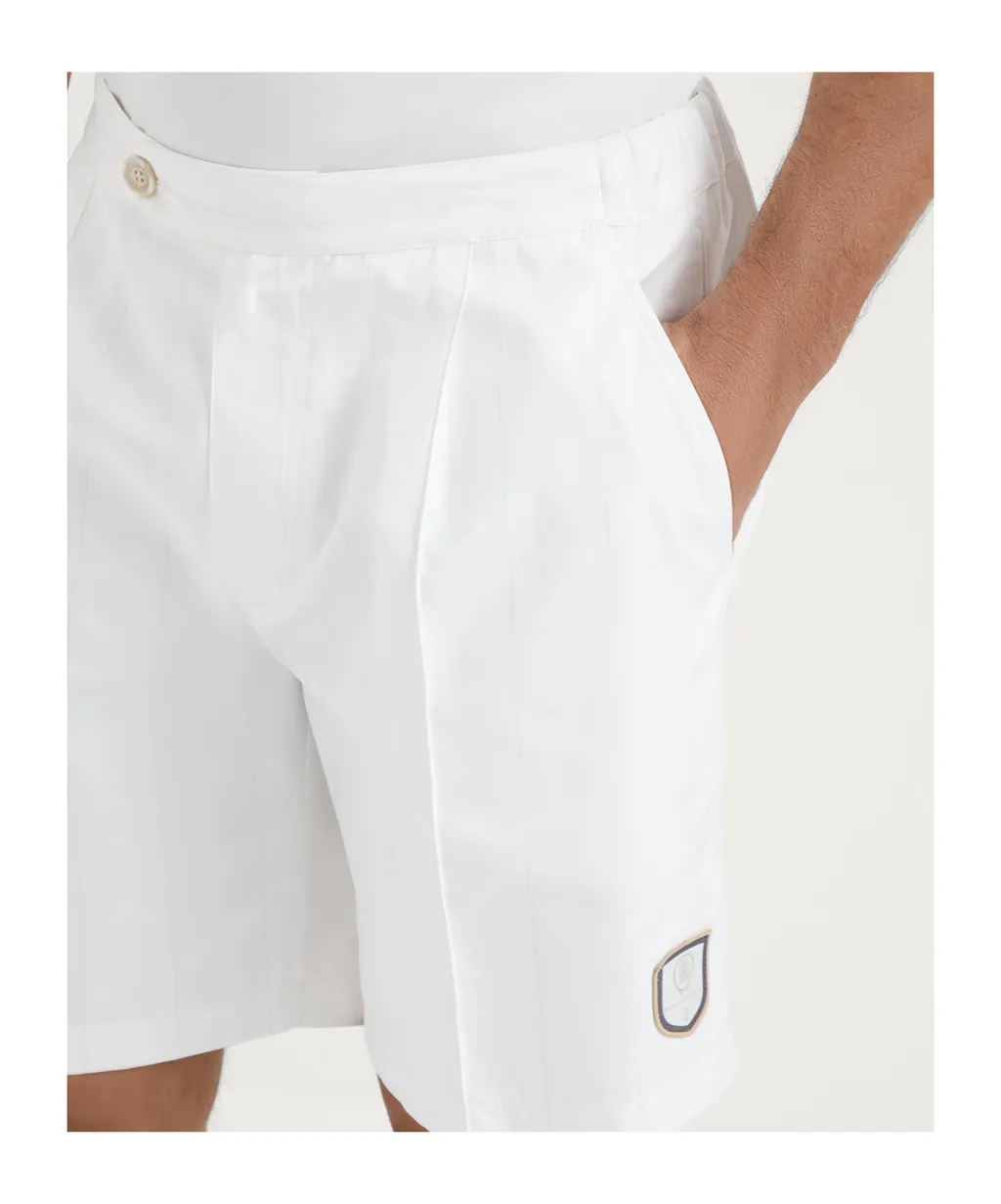 Logo-Appliqué Tailored Shorts