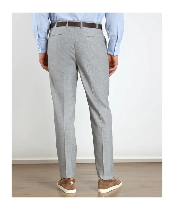 Pressed Crease Slim-Fit Trousers