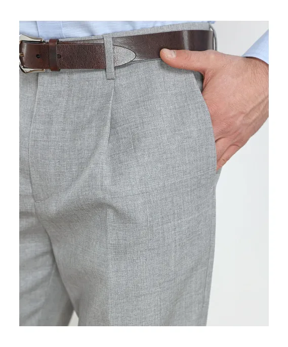 Pressed Crease Slim-Fit Trousers