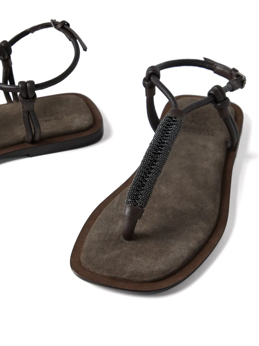 Embellished Strap Flip-Flops