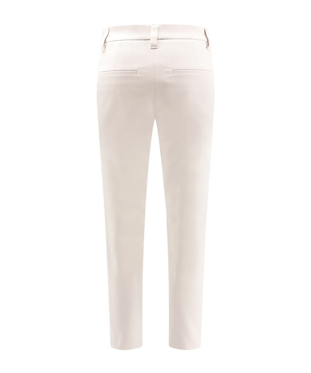 Cropped Stretch Trousers