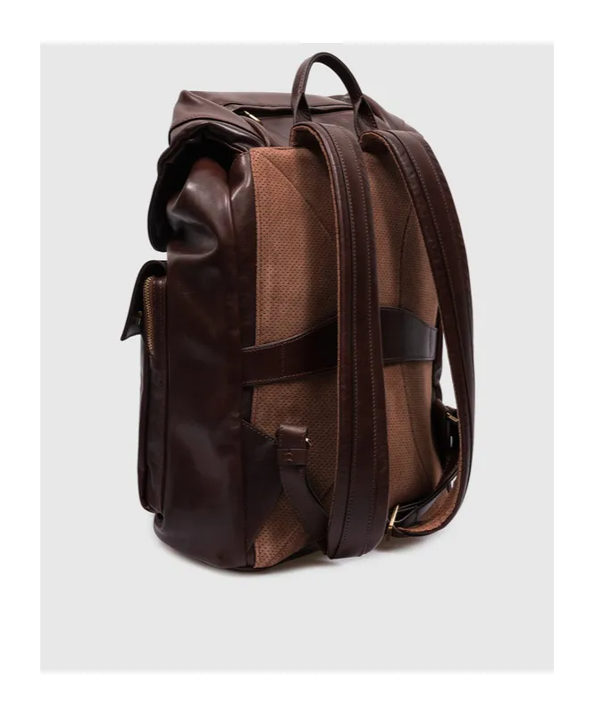 Logo Embossed Backpack