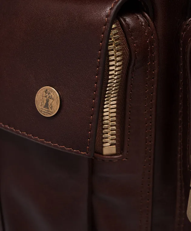 Logo Embossed Backpack