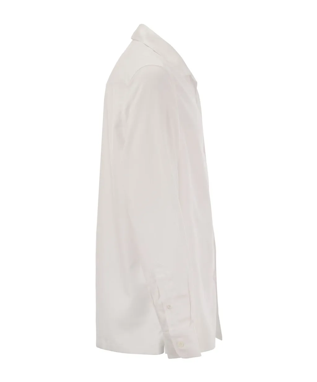 Buttoned Long-Sleeved Shirt