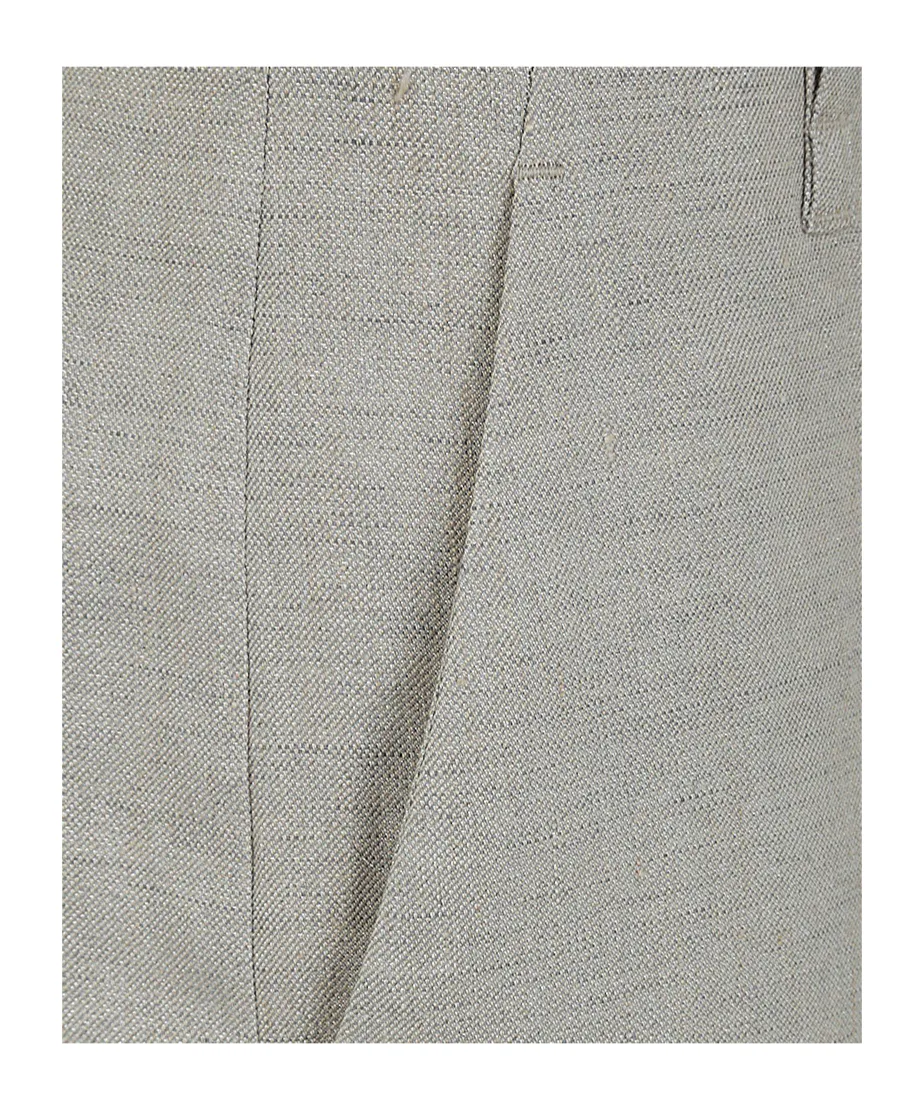 Lurex Wide-Leg Trousers