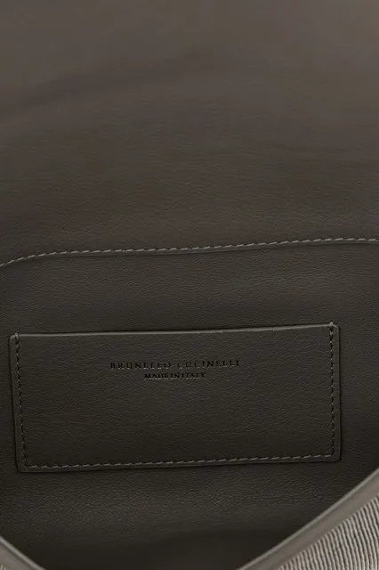 Precious Monili Chain Foldover Top Clutch Bag