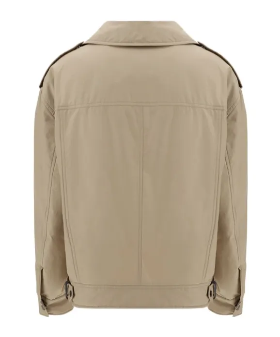 Long-Sleeved Zipped Jacket