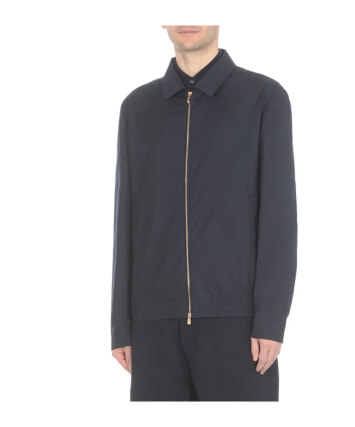 Long-Sleeved Zipped Jacket