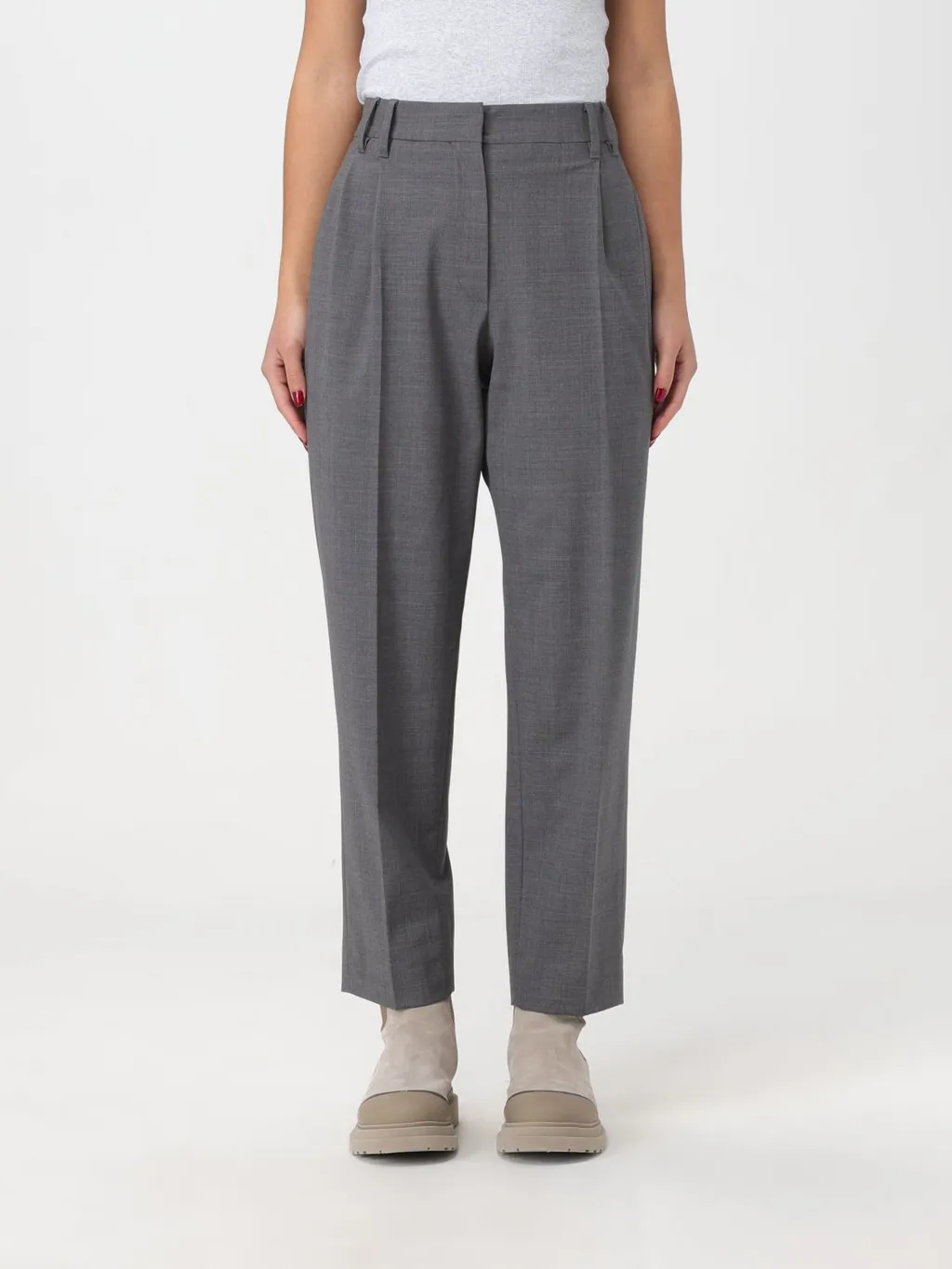 Pleated Tailored Trousers