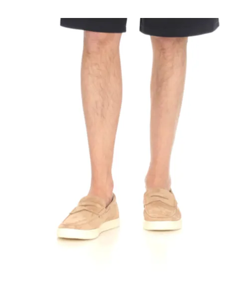 Penny-Slot Slip-On Loafers