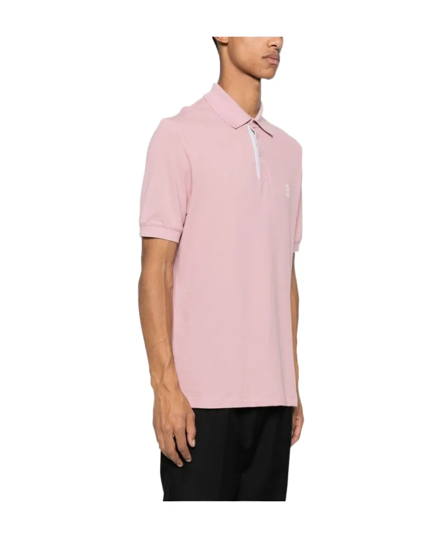 Logo Printed Short-Sleeved Polo Shirt