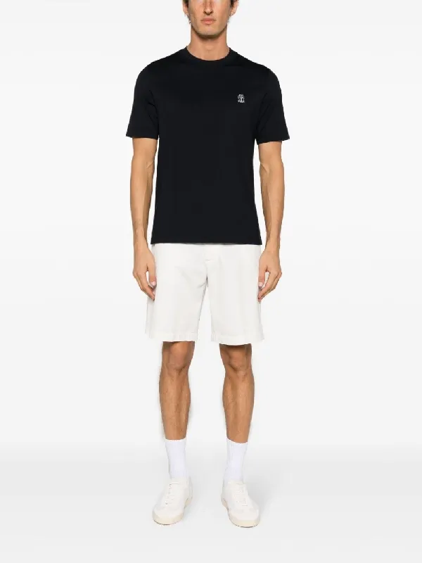 Knee-Length Wide-Leg Bermuda Shorts