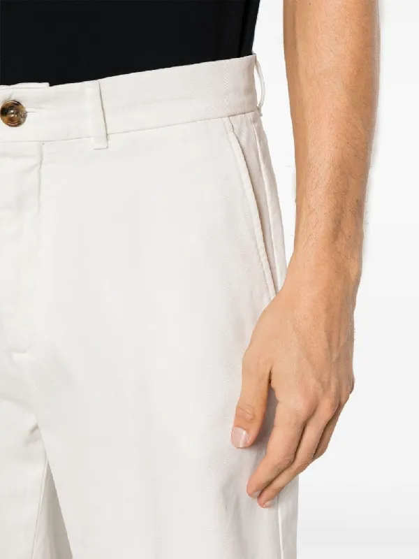 Knee-Length Wide-Leg Bermuda Shorts