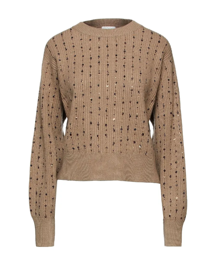 Long-Sleeved Round Neck Sweater