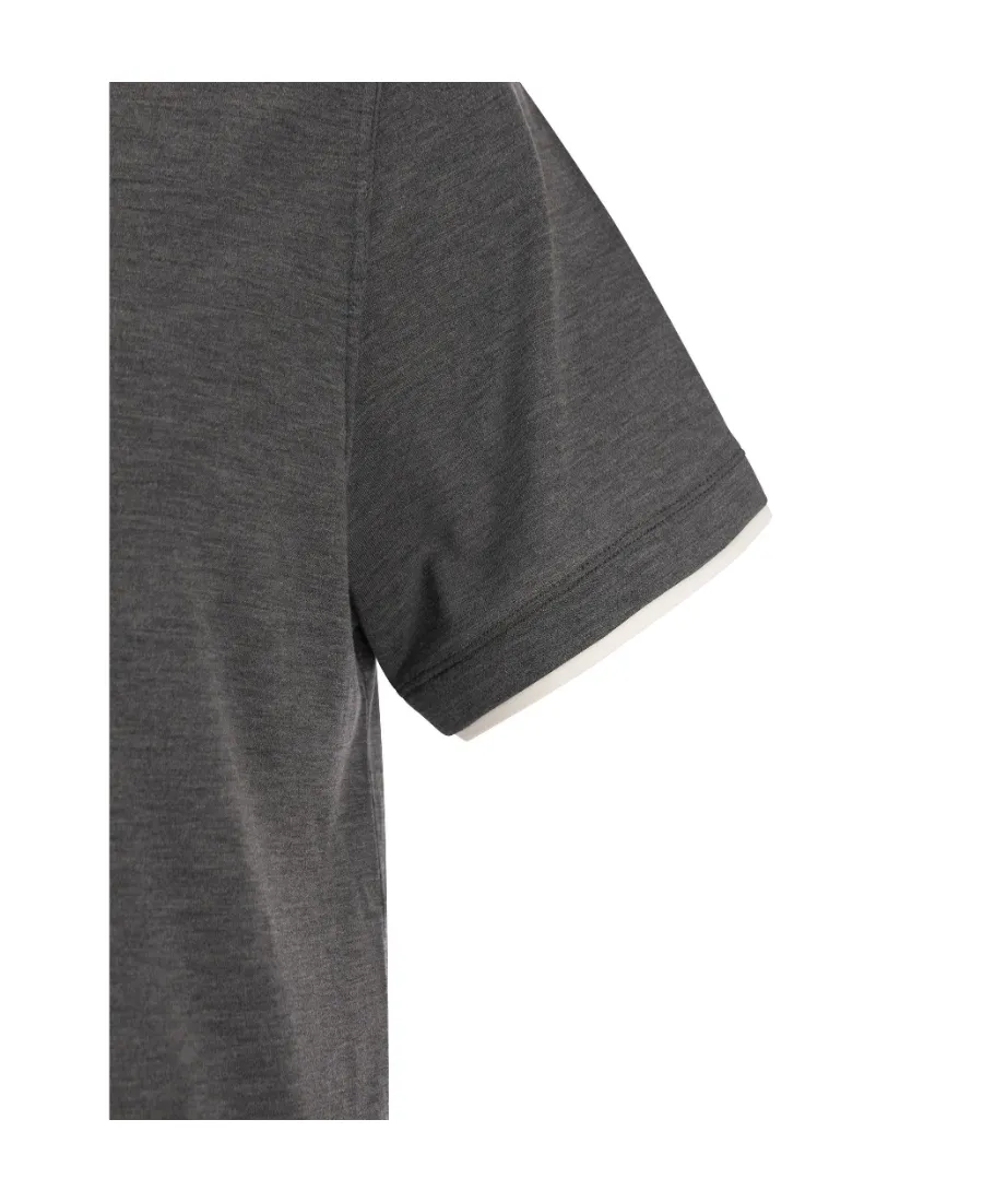 Double Layer Crewneck T-Shirt