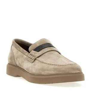 Embellished Almond Toe Loafers