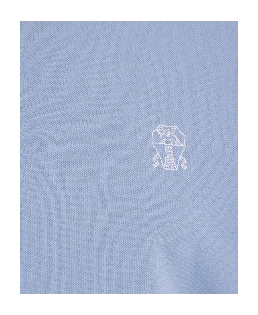Logo Printed Short-Sleeved Polo Shirt