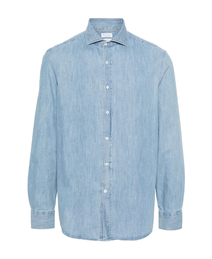Long Sleeved Denim Shirt