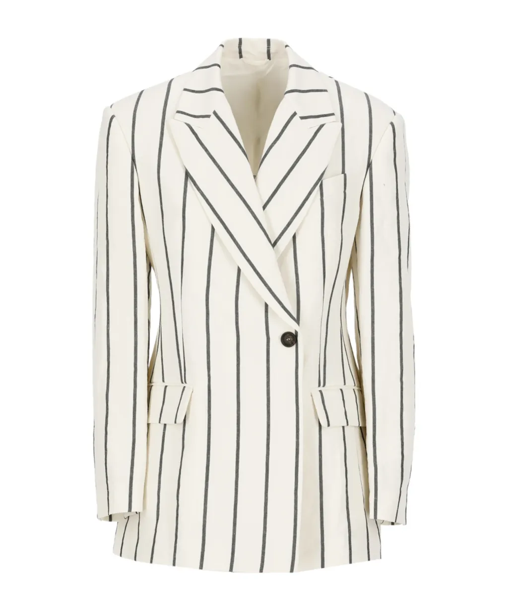 Striped Tailored Blazer