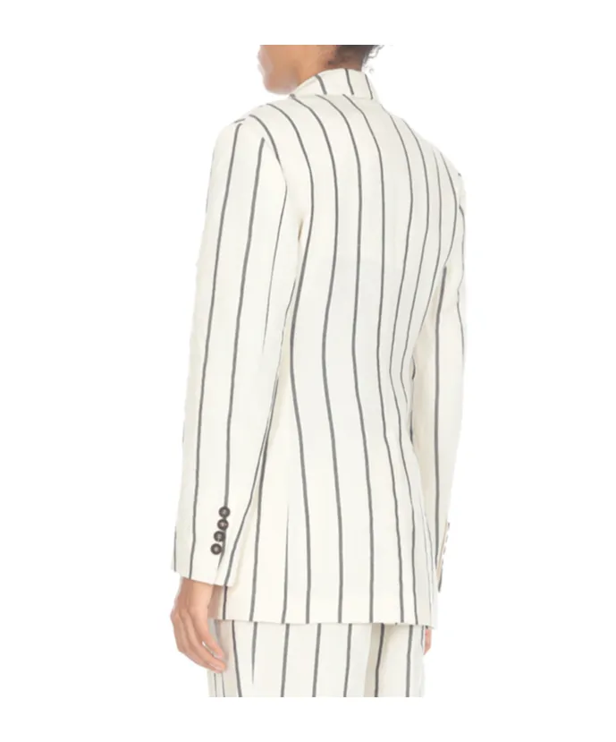 Striped Tailored Blazer