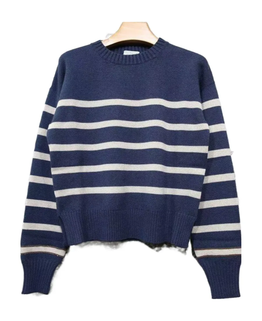 Long-Sleeved Knitted Sweater