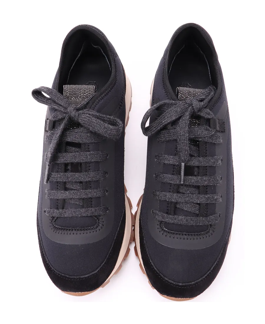 Round Head Lace-Up Casual Sports Shoes