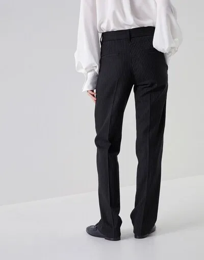 High-Waisted Tailored Trousers