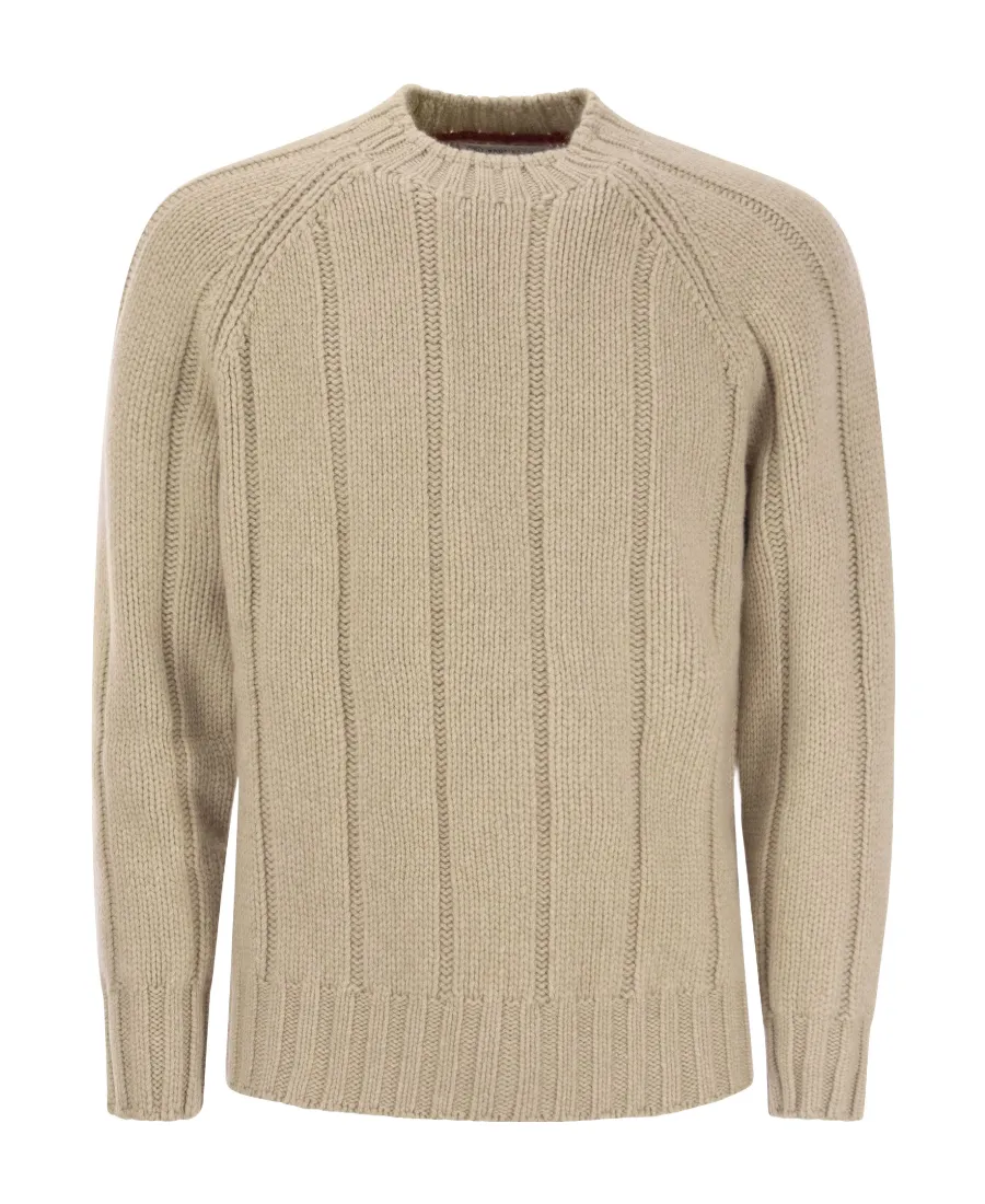 Ribbed Crewneck Jumper