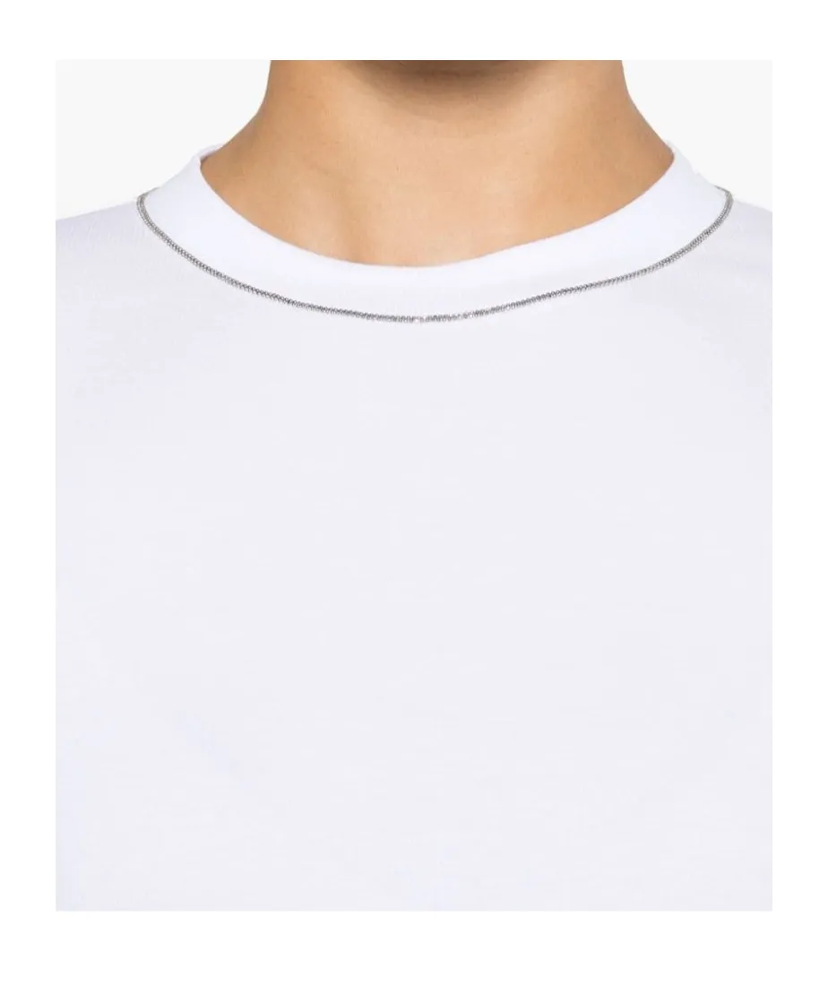 Monili-Chain Cotton Jumper