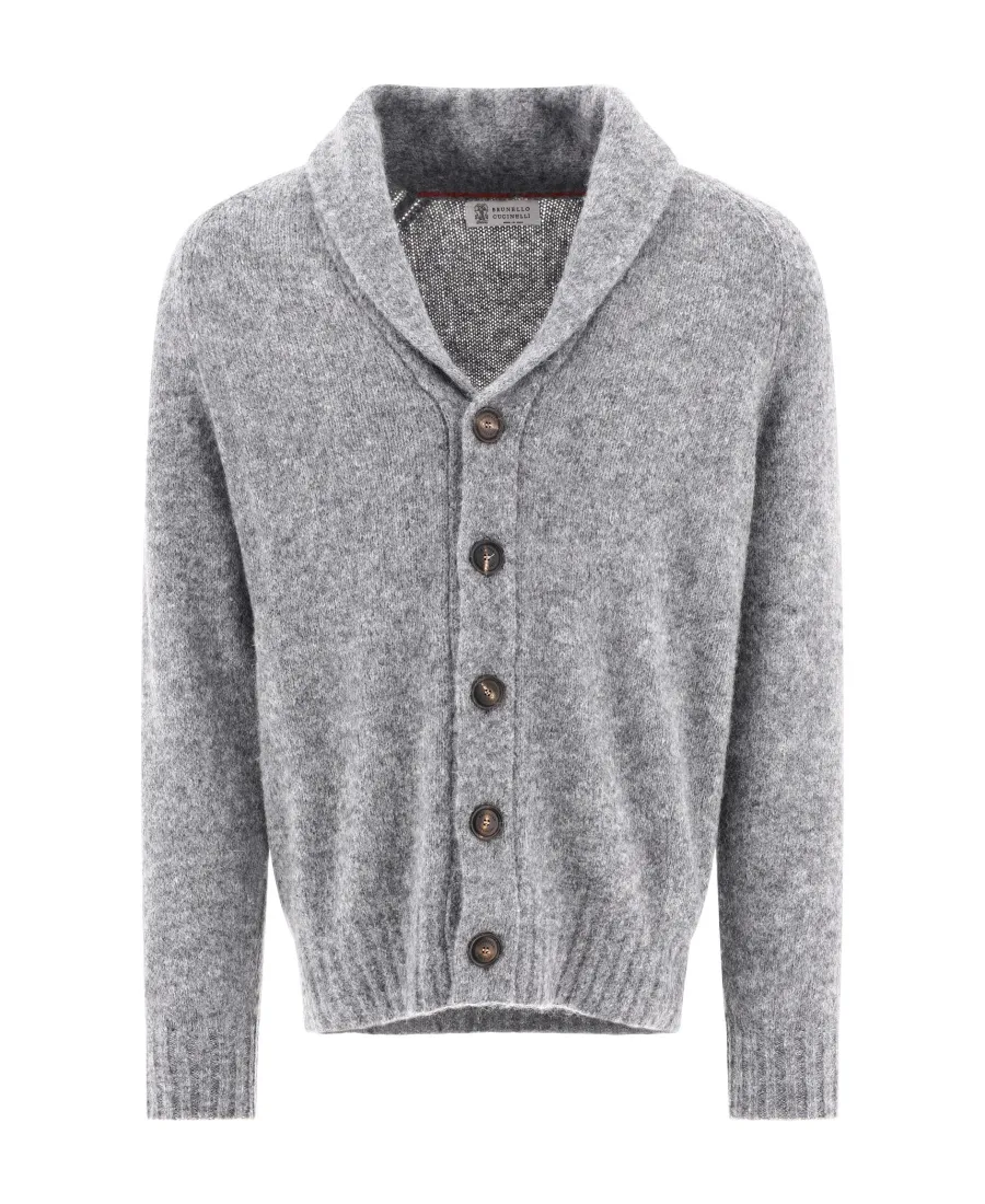 Buttoned Knitted Cardigan