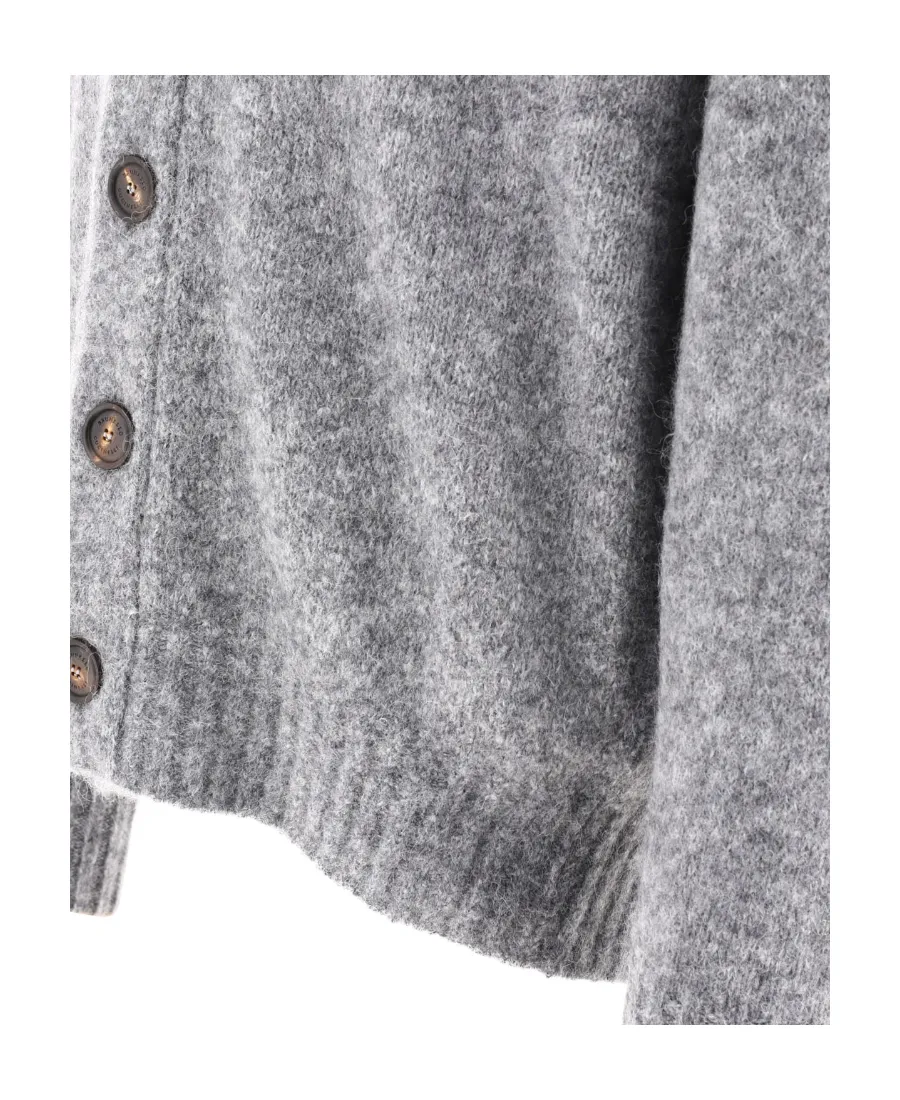 Buttoned Knitted Cardigan