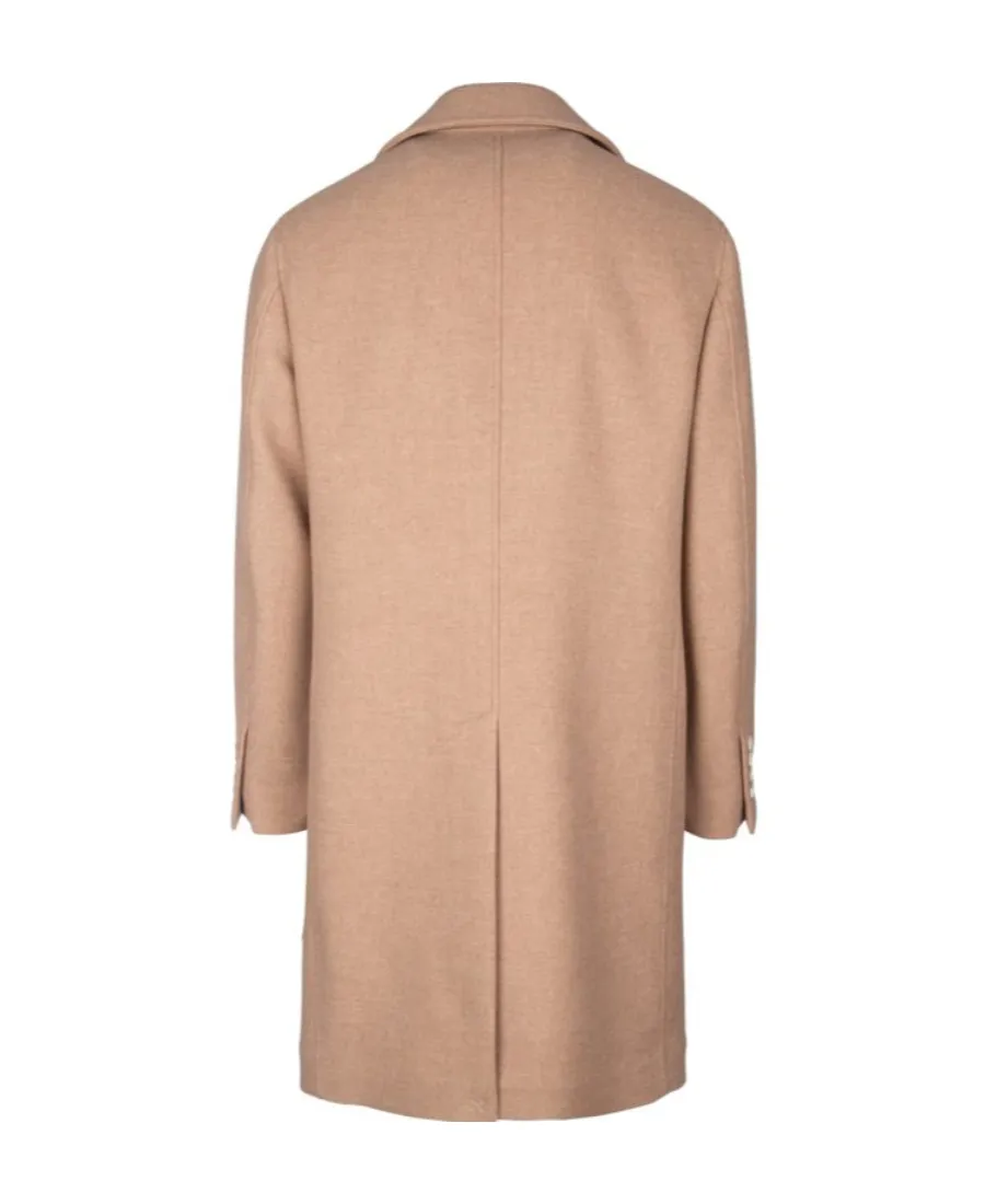 Double-Breasted Wool-Blend Coat