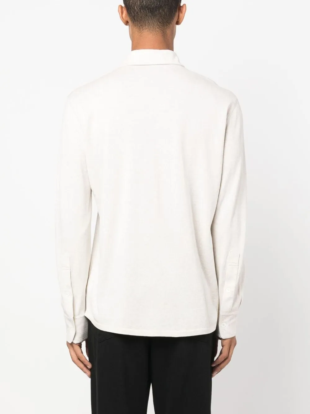 Long-Sleeve Cotton Shirt