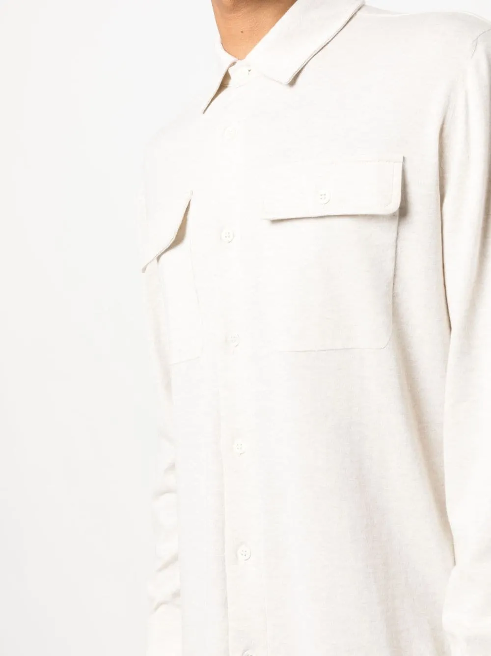 Long-Sleeve Cotton Shirt