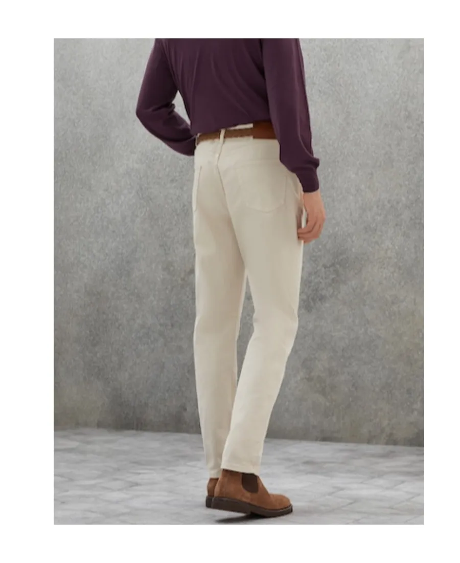 Straight Leg Logo Patch Pants