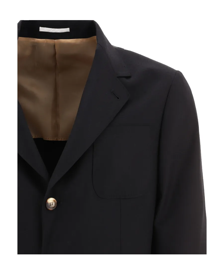 Single-Breasted Wool Blazer