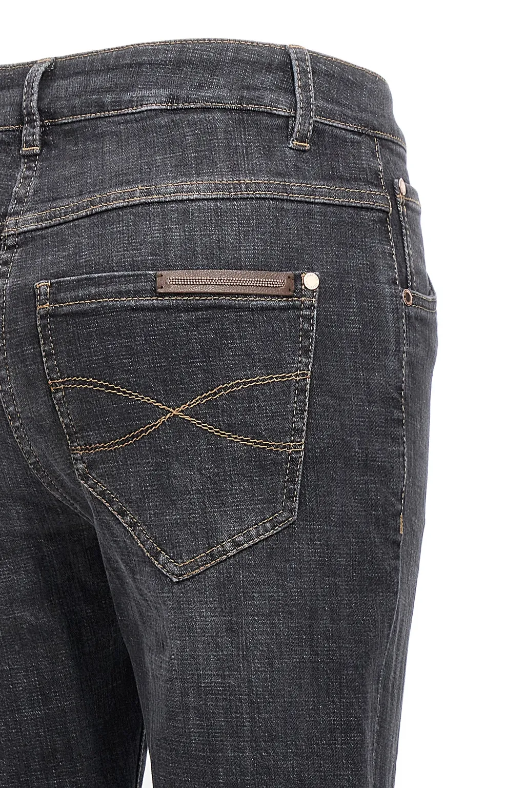 Faded Effect Skinny Jeans