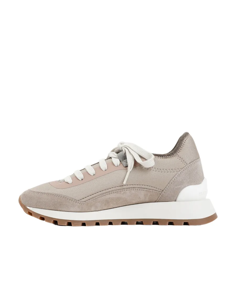 Round Toe Lace-Up Sneakers