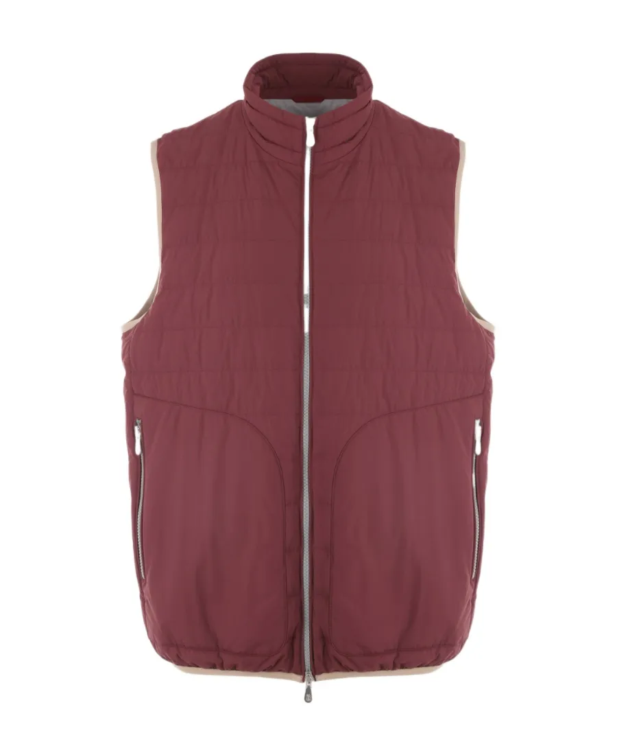 Padded Zip-Up Gilet