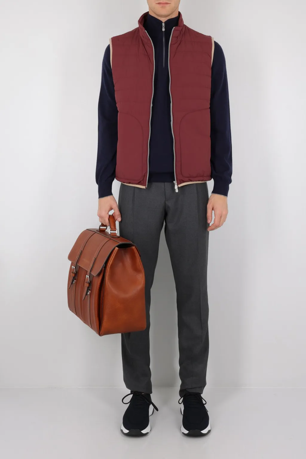 Padded Zip-Up Gilet