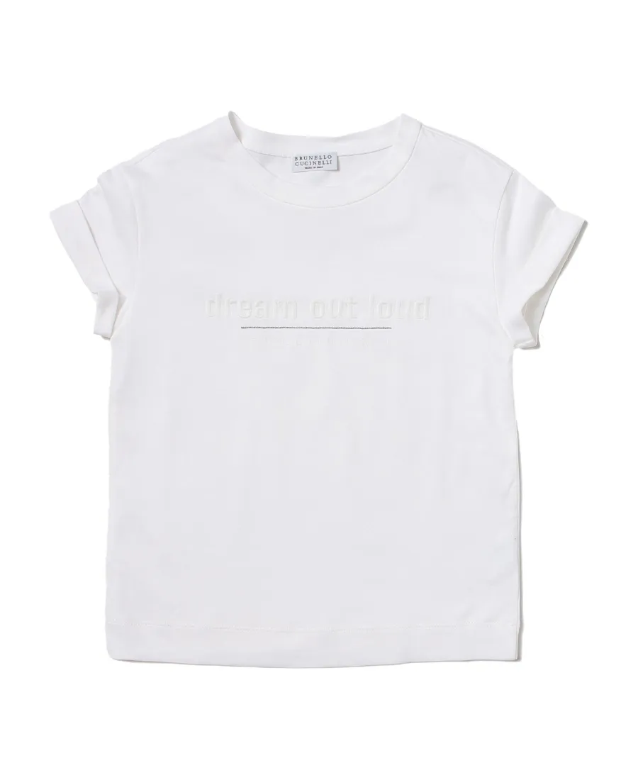 Slogan Detailed Crewneck T-Shirt