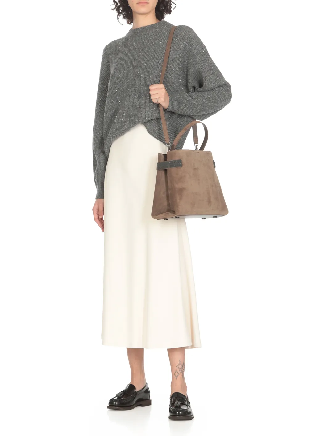 Embellished Top Handle Bag