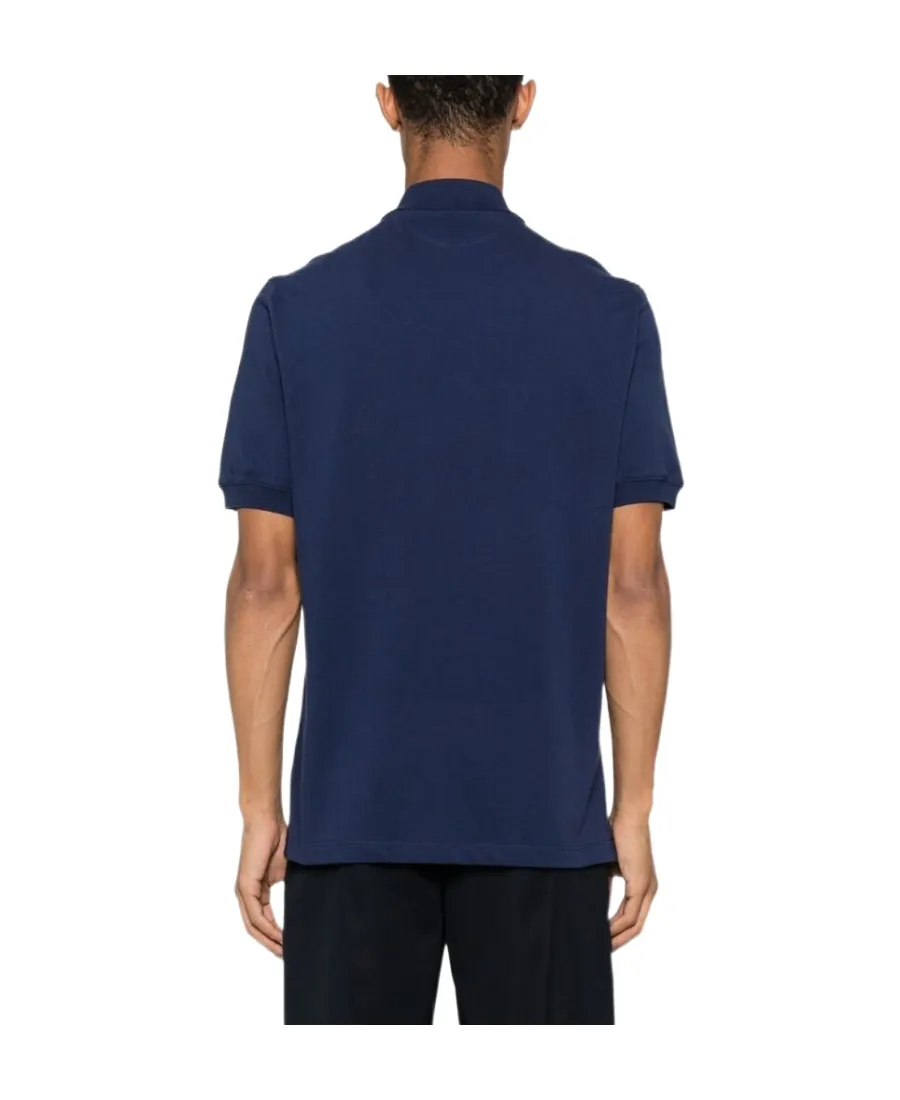 Logo Printed Short-Sleeved Polo Shirt