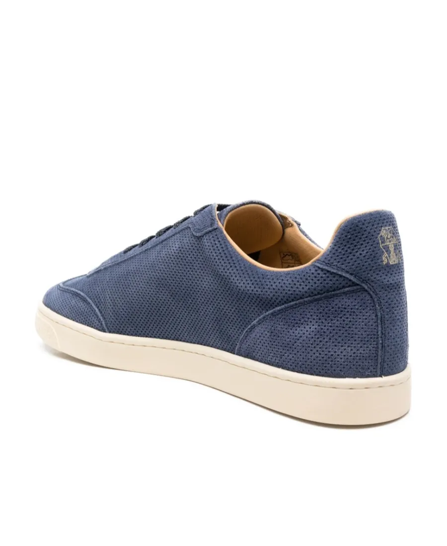 Perforated Low-Top Sneakers